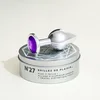 Image de Metalen buttplug met sieraad Steel Cristal paars