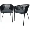 Image de sweeek - Set van 2 tuinstoelen, santos, b56,5 x d59 x h79cm