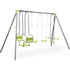 Image de Swing set 6 plaatsen,  2 singel schommels, 1  face-to-face schommel en