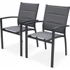 Image de sweeek - Set aluminium tuin armstoelen - chicago
