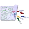 Image de Super Petit Dino - Silicone mini mat met 4 markers
