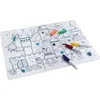 Image de Super Petit | Placemat met 5 kleurtjes - Kasteel