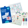 Image de Super Petit Travel Game - 3 Omkeerbare siliconen mini matten met 3 markers