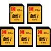 Image de Set van 5 KODAK SDHC Ultra High Speed-geheugenkaarten - 32 GB