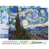 Image de Figured'Art Schilderen op Nummer Volwassenen met lijst - Van Gogh Sterrennacht - Handwerk acrylverf Kit DIY Compleet - 40x50cm Canvas al ingelijst