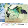 Image de Figured'Art Schilderen op Nummer Volwassenen met lijst - Moderne Dansers - Handwerk acrylverf Kit DIY Compleet - 40x50cm Canvas al ingelijst