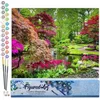 Image de Figured'Art Schilderen op Nummer Volwassenen canvas Prachtig park - Handwerk acrylverf Kit DIY Compleet - 40x50cm zonder frame