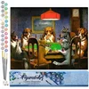 Image de Figured'Art Schilderen op Nummer Volwassenen canvas Honden die poker spelen - Handwerk acrylverf Kit DIY Compleet - 40x50cm zonder frame