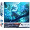 Image de Figured'Art Diamond Painting set Volwassenen 40x50 cm Draak - 5D DIY Art full drill vierkante diamant - Opgerold canvas