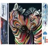 Image de Figured'Art Diamond Painting set Volwassenen 40x50 cm Een paar zebra's - 5D DIY Art full drill vierkante diamant - Opgerold canvas
