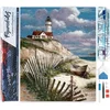 Image de Figured'Art Diamond Painting set Volwassenen 40x50 cm Kust - 5D DIY Art full drill vierkante diamant - Opgerold canvas