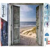 Image de Figured'Art Diamond Painting set Volwassenen 40x50 cm Poort naar het strand - 5D DIY Art full drill vierkante diamant - Opgerold canvas