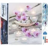 Image de Figured'Art Diamond Painting set Volwassenen 40x50 cm Bloemen en kaarsen - 5D DIY Art full drill vierkante diamant - Opgerold canvas