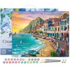 Image de Figured'Art Schilderen op Nummer Volwassenen met lijst - Strandvakanties - Handwerk acrylverf Kit DIY Compleet - 40x50cm Canvas al ingelijst