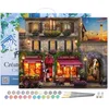 Image de Figured'Art Schilderen op Nummer Volwassenen met lijst - Bij Chapeau Rouge - Handwerk acrylverf Kit DIY Compleet - 40x50cm Canvas al ingelijst