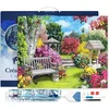 Image de Figured'Art Diamond Painting set Volwassenen 40x50 cm met lijst Mooie tuin - 5D DIY Art full drill vierkante diamant - Canvas al ingelijst