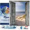 Image de Figured'Art Diamond Painting set Volwassenen 40x50 cm met lijst Poort naar het strand - 5D DIY Art full drill vierkante diamant - Canvas al ingelijst