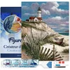 Image de Figured'Art Diamond Painting set Volwassenen 40x50 cm met lijst Kust - 5D DIY Art full drill vierkante diamant - Canvas al ingelijst