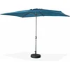 Image de sweeek - Rechthoekige touquet parasol 2x3m, draaibare aluminium centrale mast en opendraaikruk