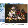 Image de Figured'Art Schilderen op Nummer Volwassenen met lijst - Fruit en Bloemen - Severin Roesen - Handwerk acrylverf Kit DIY Compleet - 40x50cm Canvas al ingelijst