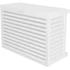 Image de DECOCLIM - Airco omkasting warmtepomp cover buitenunit (H68 x W90 x D45-60) - ombouw - Aluminium - Wit (RAL9010) - Small