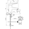 Image de Ideal Standard Ceraplus II - Wastafelkraan met afvoer, chroom BC091AA