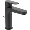 Image de Ideal Standard Cerafine O - Wastafelkraan met waste, zwart BC699XG