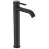 Image de Ideal Standard CeraLine - Wastafelkraan met Click-clack afvoerplug, zwart BD137XG