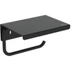 Image de Ideal Standard IS Papierrolhouder Alu+ - Silk Black, BD592XG