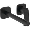 Image de Ideal Standard Ceralife C - Inbouw wastafelkraan, 2-gats installatie, zijdeglans zwart BE057XG