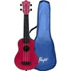Image de Flight TUS-65 RUBY Soprano Ukulele met Linden Top, ABS Body en Ruby Red Afwerking