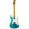 Image de Jet Guitars JS-450 OBL elektrische gitaar - Ocean Blue (Flamed Top)