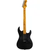 Image de JET JS-500 MBK S-style Elektrische Gitaar HH Wilkinson Tremolo Roasted Maple Toets Mat Zwart