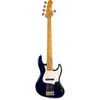 Image de JET JJB-305 DBL JB-style 5-snarige Elektrische Bas Roasted Maple Diep Blauw