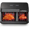 Image de Hisense HAF2900D Dubbel 8,6 l Vrijstaand 1700 W Heteluchtfriteuse Zwart