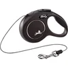 Image de Flexi New Classic Koord - Hondenriem - Zwart - XS - 3 m - <8 kg