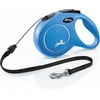 Image de Flexi New Classic Koord - Hondenriem - Blauw - M - 8 m - (<20 kg)