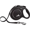 Image de Flexi Classic Rollijn Tape - Hondenriem - L - 5 m - Zwart - Grote en Actieve Honden
