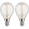 Image de Filament 230 V LED-kogellamp E14 2x250lm 2x2,7W 2700K Helder
