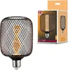Image de Metallic Glow Standaard 230 V Ampoules LED Zyl E27 Spiral 200lm 4,2W 1800K Zwart