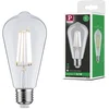 Image de Eco-Line Filament 230 V LED-kolf ST64 E27 840lm 4W 4000K Helder