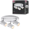 Image de Spotlight Zyli IP44 GU10 230V max. 3x10W dimbaar Wit, Chroom