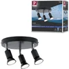 Image de Spotlight Carolina IP44 GU10 230V max. 3x10W dimbaar Antraciet, Chroom