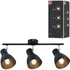 Image de Spotlight Davy E27 230V max. 3x20W dimbaar Zwart