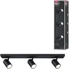 Image de Spotlight Zyli IP44 GU10 230V max. 3x10W dimbaar Zwart mat