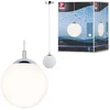 Image de Hanglamp Globe IP44 E27 max. 20W Satijn, Chroom dimbaar