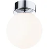 Image de Selection Bathroom LED-plafondlamp Gove IP44 3000K 900lm 230V 9W Chroom, Satijn