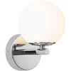 Image de Selection Bathroom LED-wandlamp Gove IP44 3000K 400lm 230V 5W Chroom, Satijn