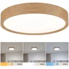 Image de Selection Bathroom LED-plafondlamp Tega IP44 White Switch 1200lm 230V 22,5W Houtlook