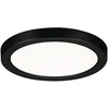 Image de VariFit LED-inbouwpaneel Areo IP44 rond 118 mm 6,5W 550lm 4000K Zwart